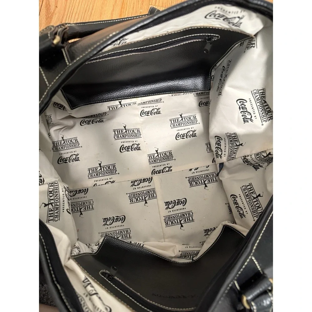 Barrington Leather Duffle Tour Championship By Coca-Cola Black Golf Travel